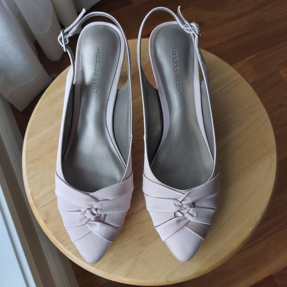 Cream pink Jacques Vert kitten heel - Picture 4 of 10